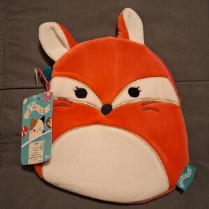 Squishmallows Fox Plush in Orange and White